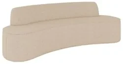 Sofá 2 Lugares para Sala de Estar Living 150cm Koane D06 Linho Marfim