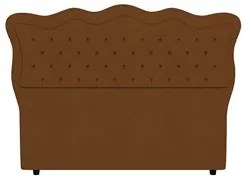 Cabeceira Casal Queen Cama Box 160cm Oregon I02 Veludo Terracota - Mpo