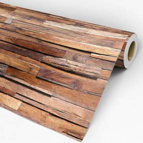 Papel de parede adesivo madeira