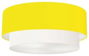 Plafon Para Corredor Cilíndrico SC-3063 Cúpula Cor Amarelo Branco