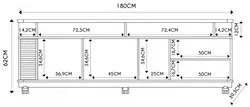 Rack para Sala Bancada de TV 75 Pol 180cm Madrid C05 Amêndoa/Hortelã -