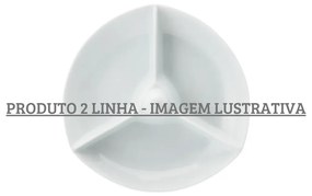 Prato 3 Divisões Porcelana Schmidt 2° Linha