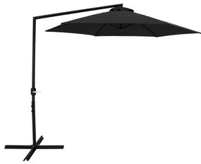 Ombrellone Ravi Suspenso - 300 cm - Preto - 69142 Sun House