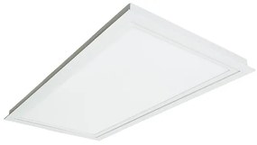 Plafon Led Embutir 36W Acrilico Branco - LED BRANCO QUENTE (3000K)