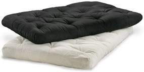 Colchonete Futon Dobravel Enrolavel 168X43X13Cm Orthovida (Preto)