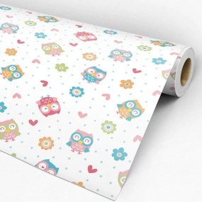 Papel de Parede Infantil Corujinhas