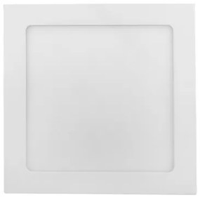 Plafon Led Embutir Aluminio Branco Quadrado 12W Yamamura - LED BRANCO QUENTE (3000K)