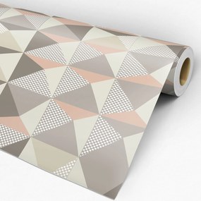 Papel de parede adesivo geométrico