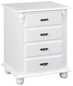 Mesa de Cabeceira 4 Gavetas - Wood Prime MY 907448