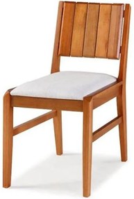 Cadeira Salvador Verniz Jatoba Estofada 43cm - 40726 Sun House