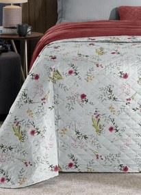 Cobertor Plush Floral Casal 1 Peça