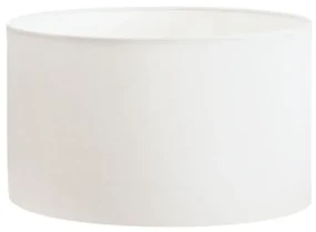 Cúpula Abajur Cilíndrica Cp-7025 Ø50x30cm Branco