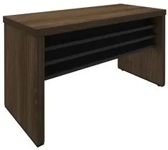 Mesa para Escritório 135cm Tamburato A06 Marrom/Preto - Mpozenato