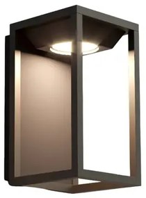 Arandela Led Aluminio 5W 3000K Ip54 Molde - PRETO