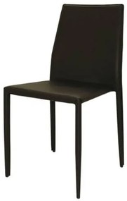 Cadeira Amanda 6606 em Metal PVC Marrom - 32868 Sun House