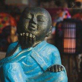 Escultura Monge Budista de Bali