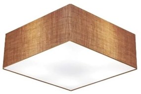 Plafon Quadrado Vivare Md-3050 Cúpula em Tecido 12/40x40cm - Bivolt