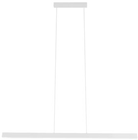 Pendente Led Aluminio 24W Luz Amarela Fit - BRANCO