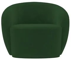 Poltrona para Sala de Estar Orgânica Kit com 2 Garbin K04 Veludo Verde