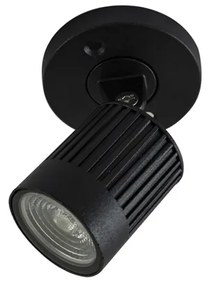 Spot Led Sobrepor Aluminio Preto 6w 2700k Ip65