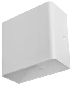 Arandela Led Abs 3W Ip65 3000K Brick - BRANCO FOSCO