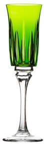Taça de Cristal Sonata Lapidado p/ Champagne Verde Claro - 66