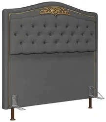 Cabeceira Cama Box Casal Queen 160cm com Tachas Imperial Veludo J02 Ci