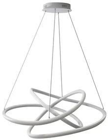 Pendente Led Metal Silicone Branco 72w 4000k Flow