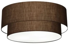 Plafon Para Sala de Jantar Cilíndrico SJ-3065 Cúpula Cor Café