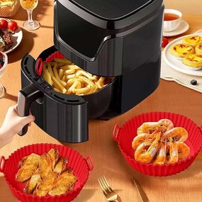 Forma Para Air Fryer De Silicone Antiaderente