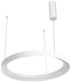 Pendente Led Metal Aluminio 36W 3000K Giro - BRANCO