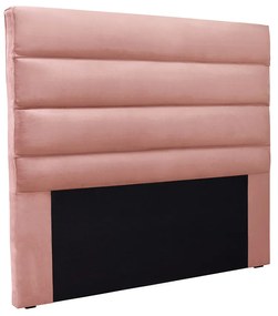 Cabeceira Cama Box Casal 140 cm Arles Veludo Rosa S04 - D'Rossi