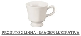 Xicara Café Sem Pires 60Ml Porcelana Schmidt - Mod. Prisma 2º Linha