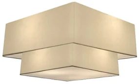 Plafon Para Corredor Quadrado SC-3018 Cúpula Cor Algodão Crú