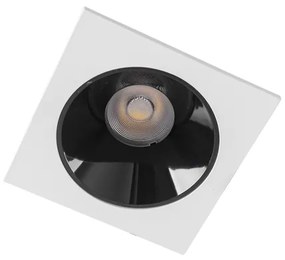 Plafon De Embutir Led 18w 1800lm 2700k Aluminio Branco Mira