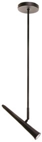 Plafon Stratus Haste Vertical 06X30X70Cm Cone Slim Longo Articulado Me... (COBRE FOSCO)