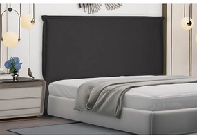 Cabeceira Garden Para Cama Box King 195 cm Suede Preto - D'Rossi