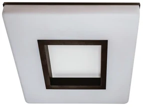 Plafon Vivaz 34X34Cm Led 24,4W Bivolt | Usina 19020/34 (FN-F - Fendi Fosco, 4000k)