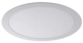 Luminária De Embutir Redondo 12W 4000K Led Bivolt Ø16,8X2,5Cm Downligh... (Branco)