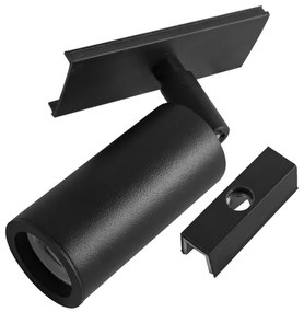 Modulo Spot Sobrepor Aluminio Mini Dicroica Gu10 Lisse - PRETO