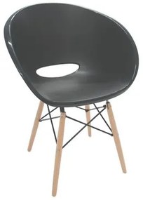 Cadeira Elena preta 3D Tramontina