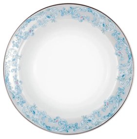 Prato Fundo 23Cm Porcelana Schmidt - Dec. Sensile Blu 2424