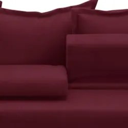Sofá Retrátil Reclinável 3 Lugares 195cm Roma F05 Veludo Bordô - Mpoze