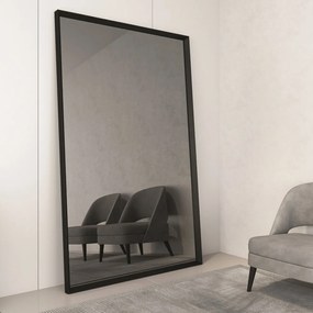 Espelho de Chão Boa Vista Retangular Moldura em Madeira Design Contemporâneo