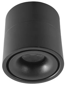 Spot Led Sobrepor Aluminio 12W 24 3000K Faro Tre - PRETO