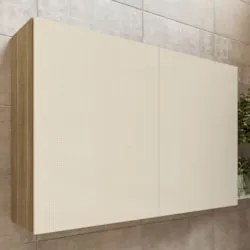 Armário de Cozinha Aéreo 2 Portas 120cm Minsk Freijó/Soft Z06 - Mpozen