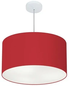 Pendente Cilíndrico Bordô MJ-4101 Para Mesa de Jantar e Estar