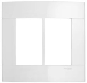 Placa Para 6 Modulos 4x4 Branco Decor