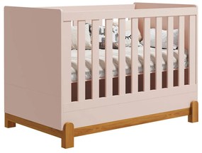 Berço Mini Cama Lotus - Rosa Fosco