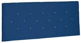 Cabeceira Painel Tânia Para Cama Box Queen 160 cm Suede - D'Rossi - Azul Marinho